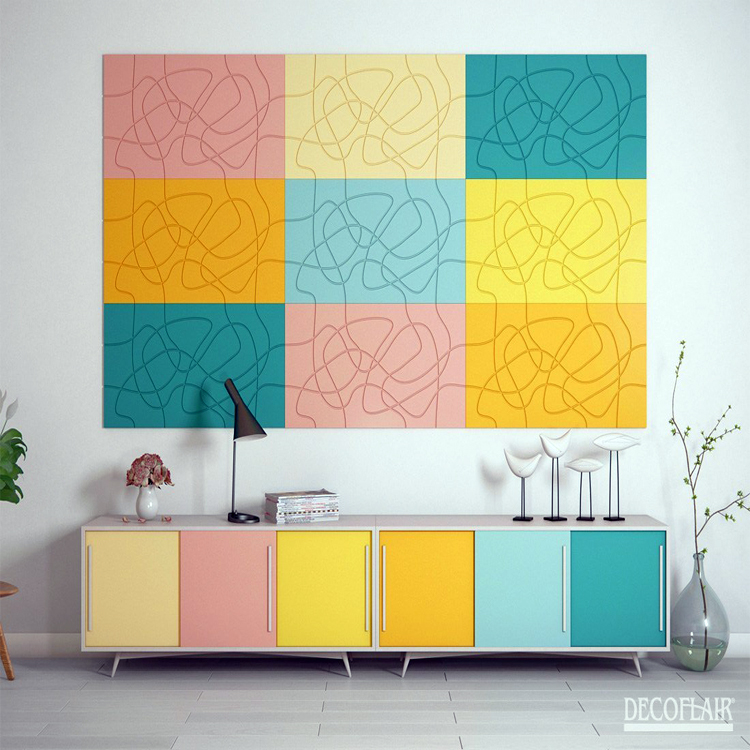 WaterProof (resistant) Gypsum 3D Wall Panels in Rajkot.